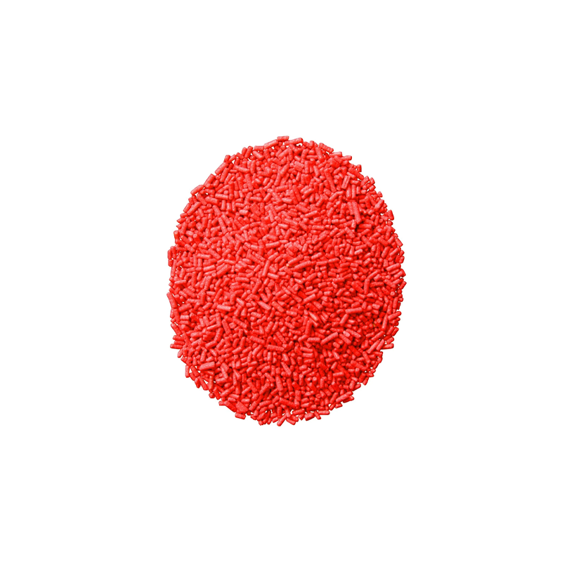 Red Rondo Sprinkle Red Sprinkles 25# – Nightingale Foods